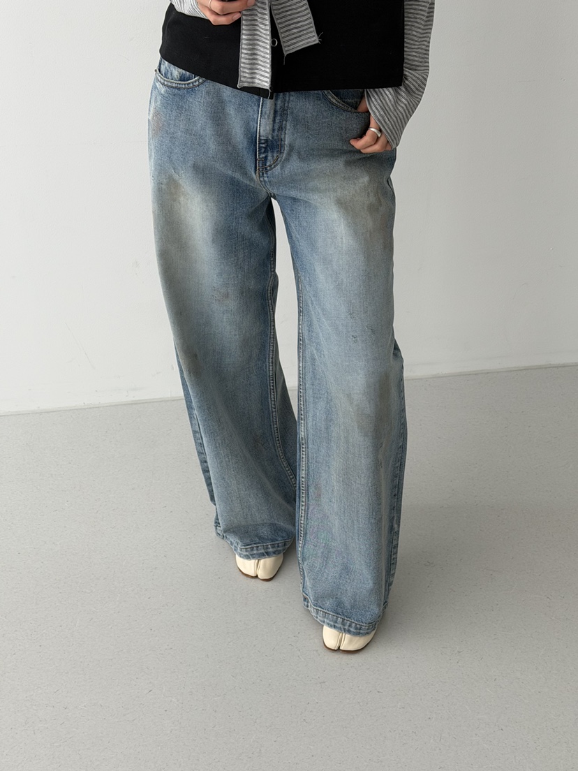 KARE/WEREPIECE韓國直郵實拍女士新品時尚職業26春夏牛仔褲KARE/WEREPIECE牛仔褲