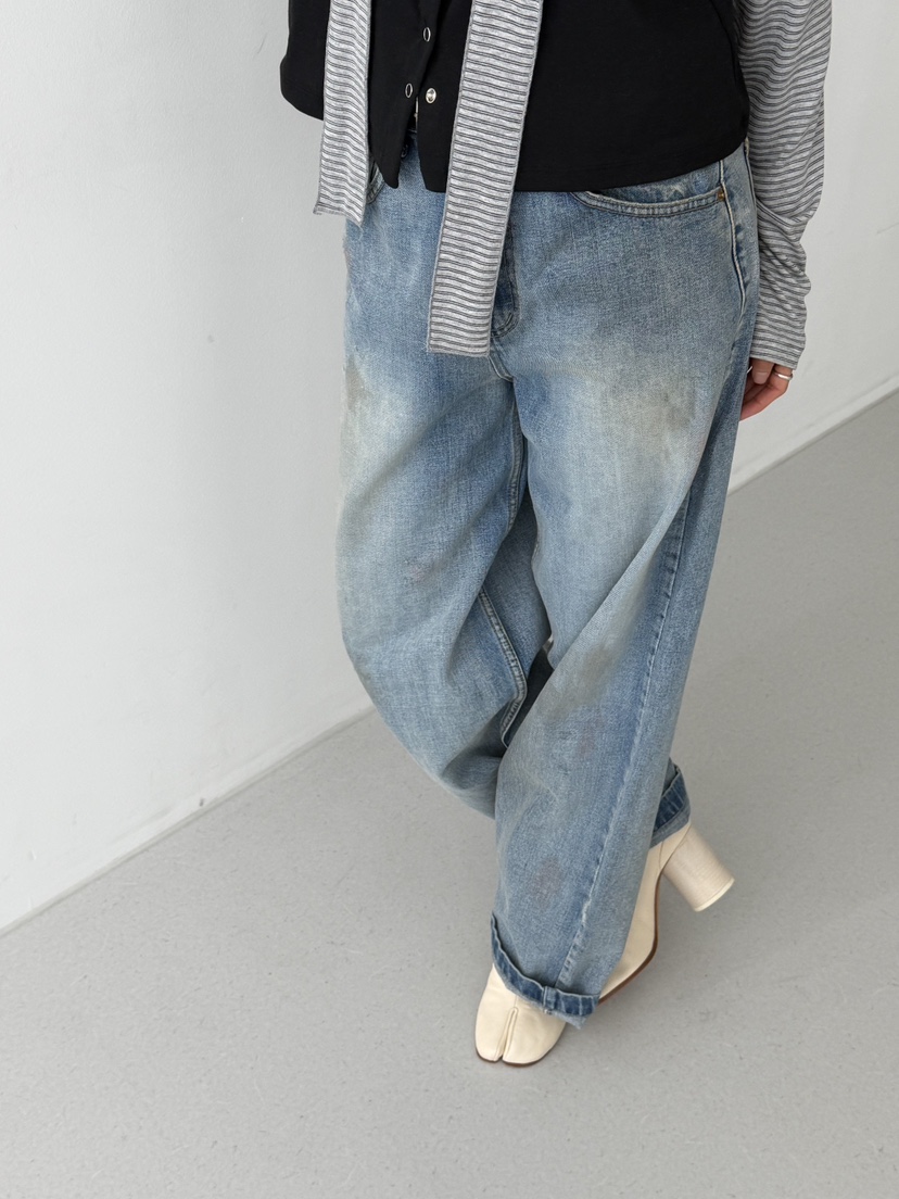 KARE/WEREPIECE韓國直郵實拍女士新品時尚職業26春夏牛仔褲KARE/WEREPIECE牛仔褲