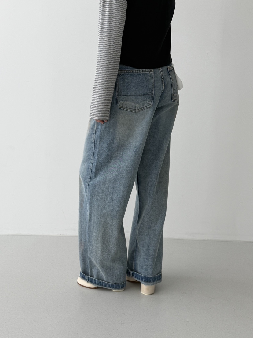 KARE/WEREPIECE韓國直郵實拍女士新品時尚職業26春夏牛仔褲KARE/WEREPIECE牛仔褲