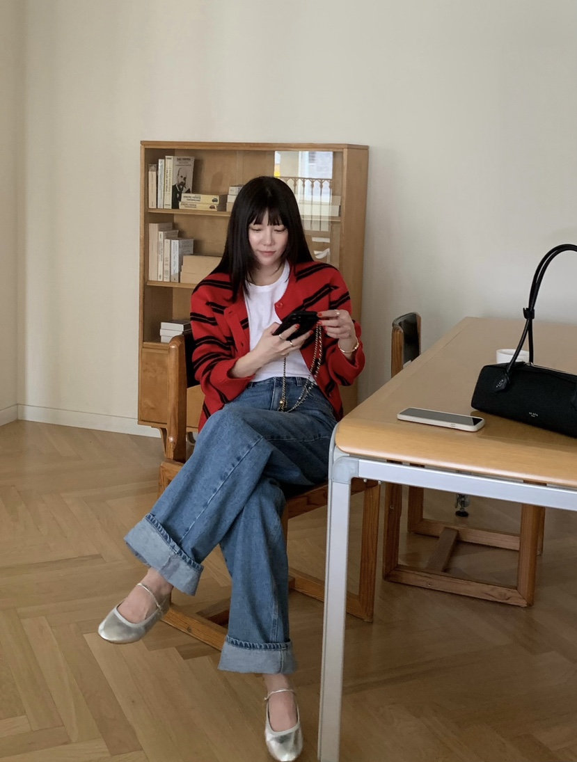 COURGETTE韓國東大門直郵女裝新品推薦時尚休閑26春夏針織衫COURGETTE針織衫