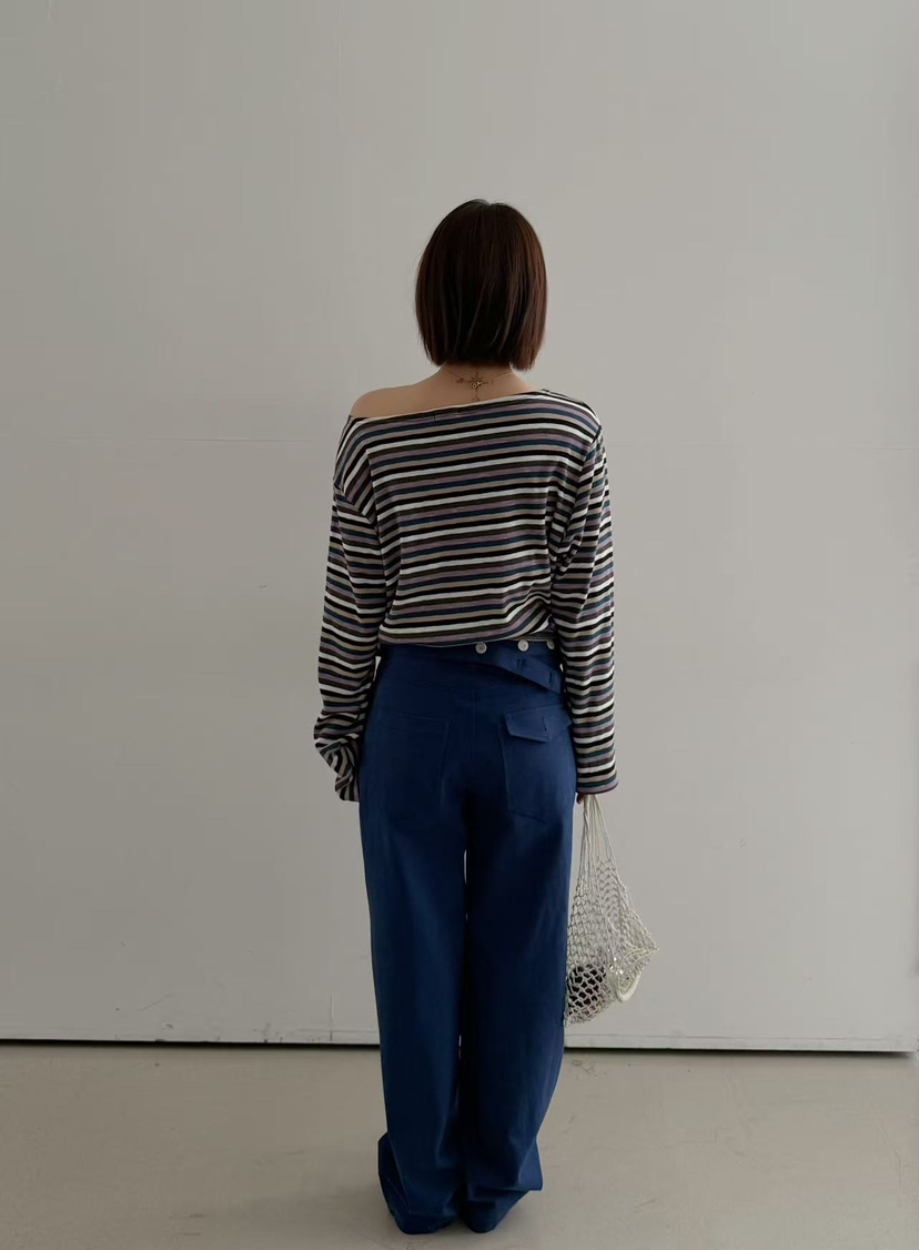 OLI SEOUL韓國東大門直郵女裝新品熱賣人氣時尚26春夏休閑褲OLI SEOUL休閑褲