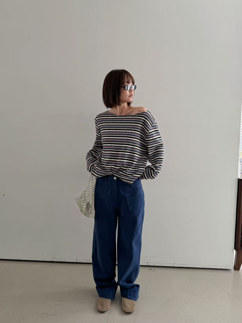 OLI SEOUL韓國東大門直郵女裝新品熱賣人氣時尚26春夏休閑褲OLI SEOUL休閑褲