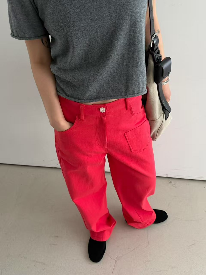 OLI SEOUL韓國東大門直郵女裝新品熱賣人氣時尚26春夏休閑褲OLI SEOUL休閑褲