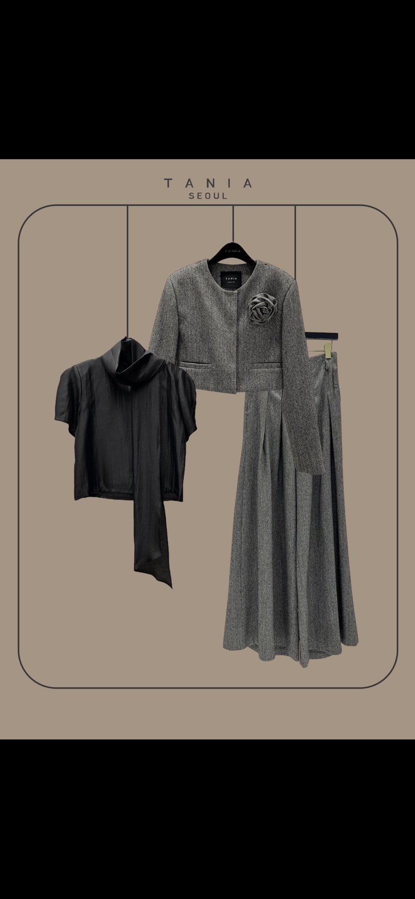 TANIA韓國直郵女裝新款26春夏職業時尚熱賣推薦夾克不含項鏈TANIA夾克