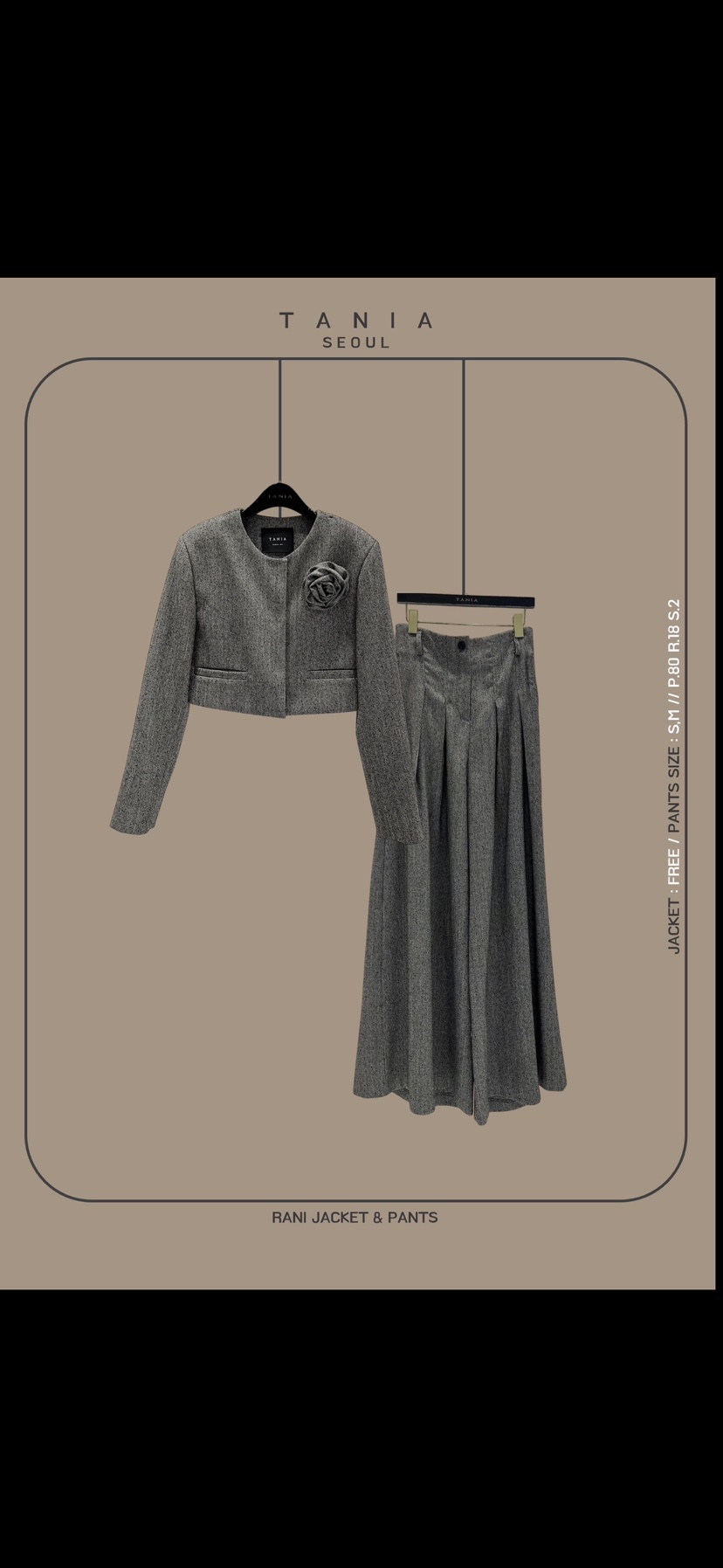 TANIA韓國直郵女裝新款26春夏職業時尚熱賣推薦夾克不含項鏈TANIA夾克