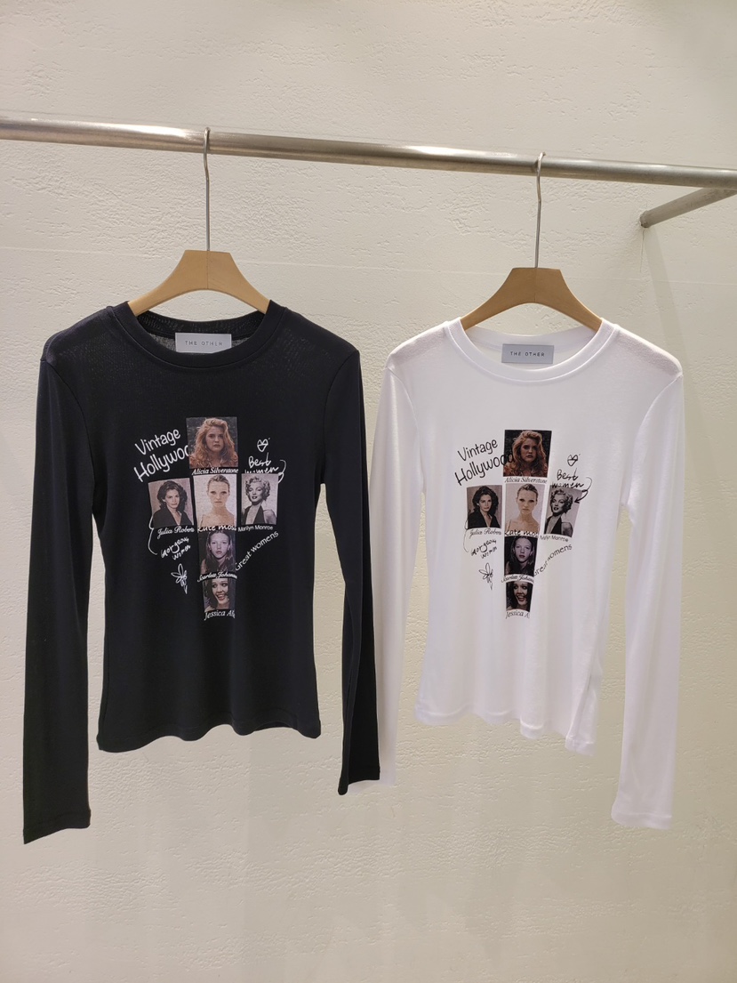 THE OTHER韓國代購女裝新品時尚推薦人氣熱賣職業長袖T恤THE OTHER長袖T恤