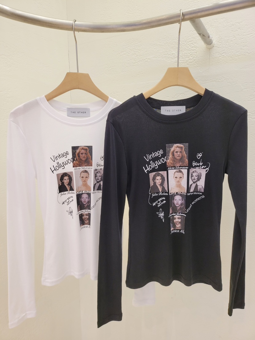 THE OTHER韓國代購女裝新品時尚推薦人氣熱賣職業長袖T恤THE OTHER長袖T恤