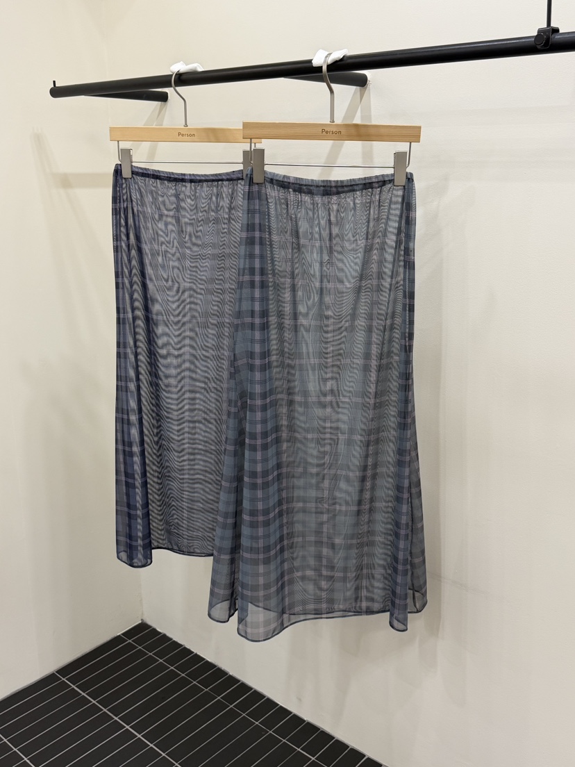 PERSON韓國直郵女裝新品熱賣26春夏人氣推薦休閑長裙透視PERSON長裙