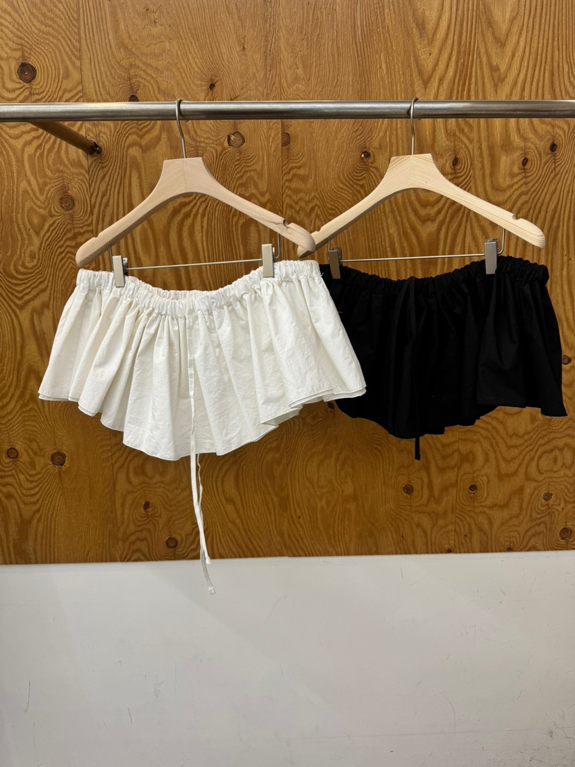 PROJECTVIEW韓國代購女裝新款26春夏休閑人氣熱賣短裙棉質PROJECTVIEW短裙