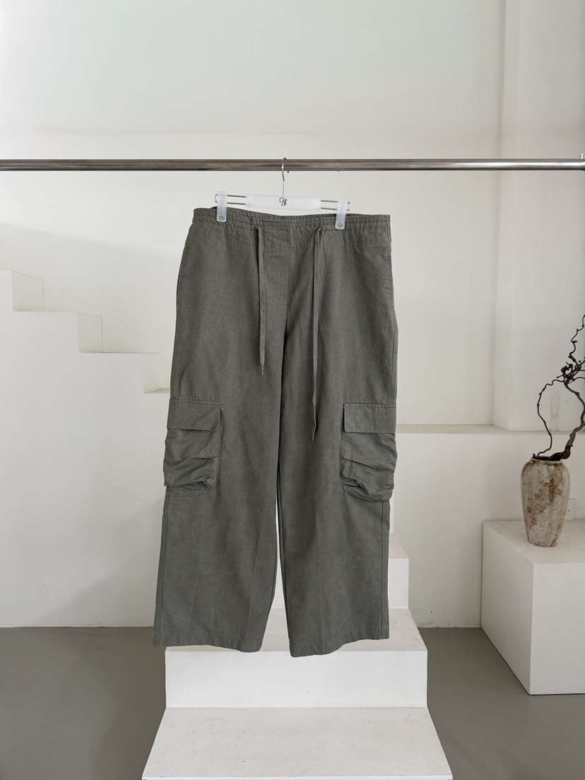 OATMEAL韓國直郵實拍女士新款26春夏熱賣時尚人氣休閑休閑褲OATMEAL休閑褲圖色1