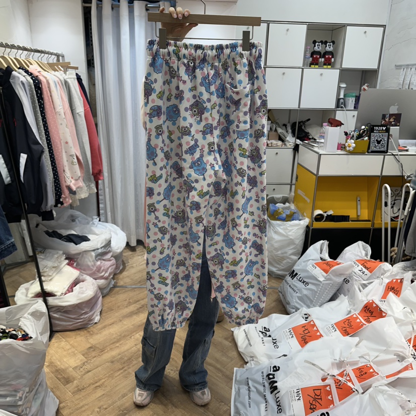 DE LINE韓國東大門代購女裝新款26春夏推薦時尚休閑休閑褲DE LINE休閑褲