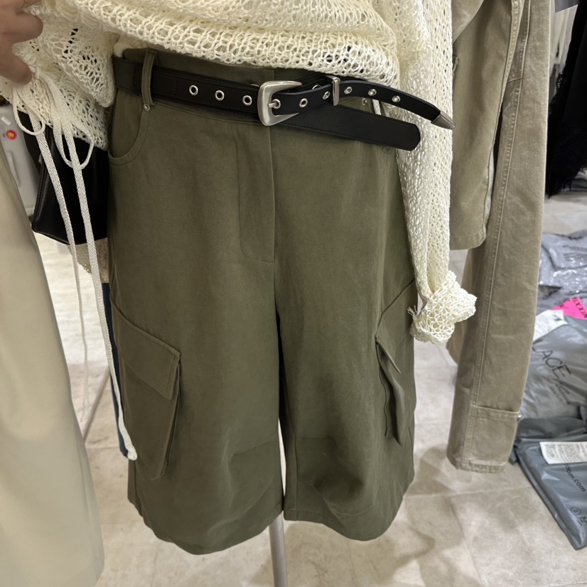 MIXXIN韓國東大門代購女士新款熱賣時尚休閑短褲不含腰帶MIXXIN短褲圖色2