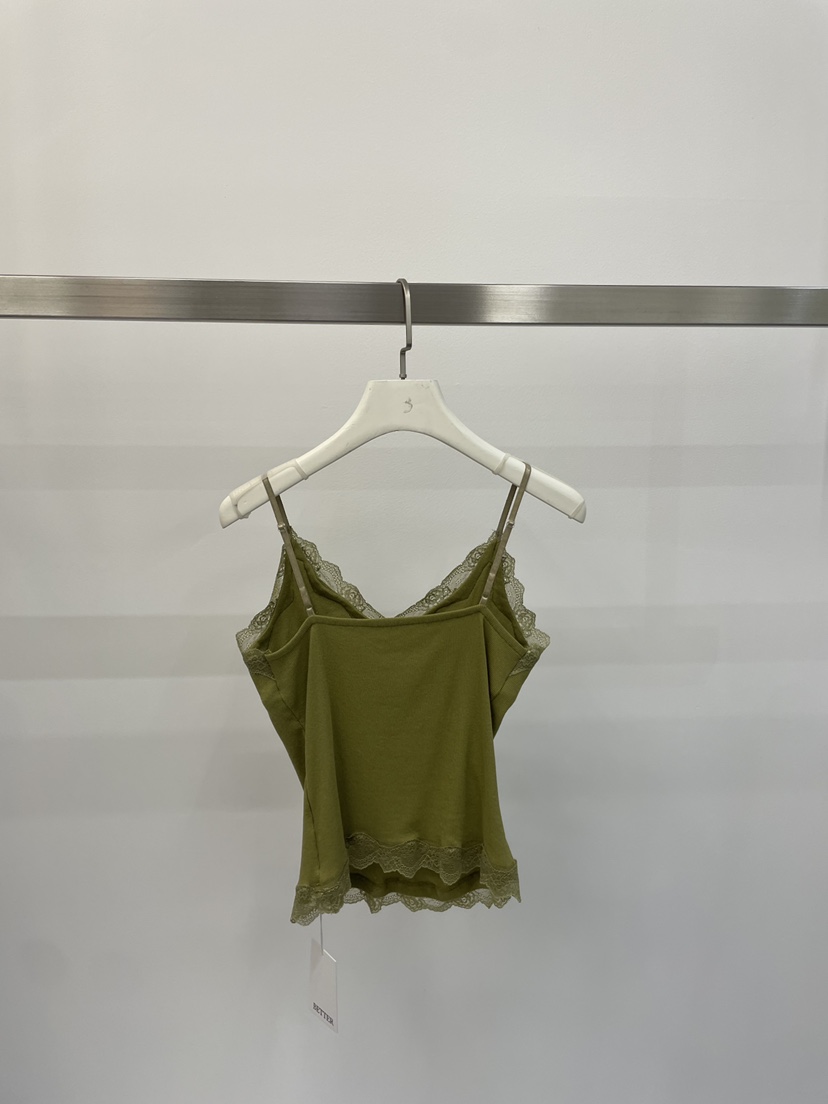 BETTER韓國代購女士新品時尚26春夏人氣推薦吊帶背心蕾絲BETTER吊帶/背心