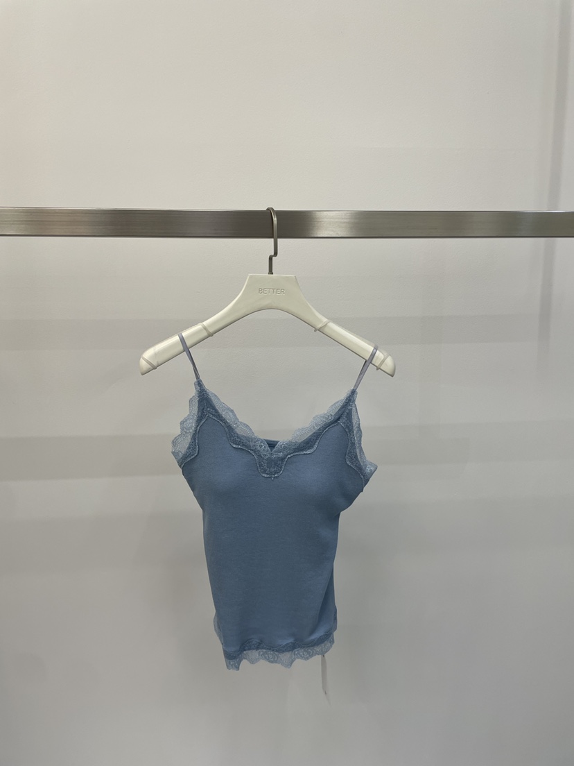BETTER韓國代購女士新品時尚26春夏人氣推薦吊帶背心蕾絲BETTER吊帶/背心圖色3