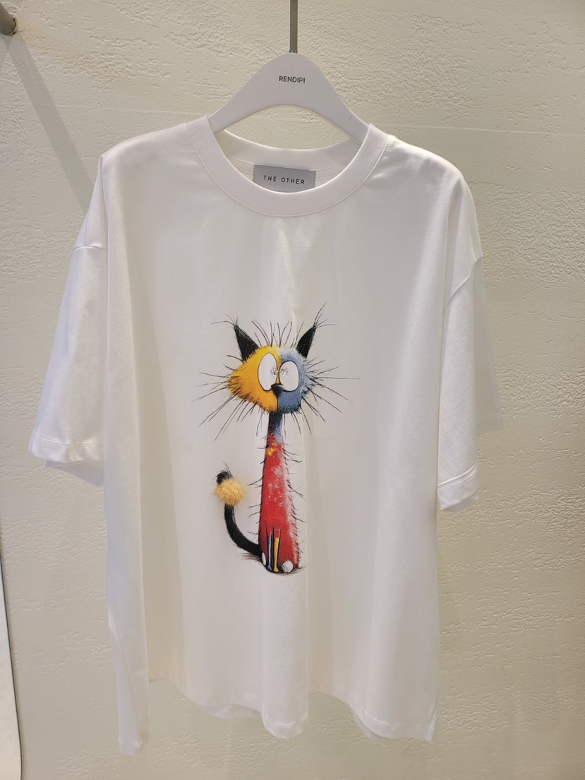 THE OTHER韓國直郵女士新款人氣推薦時尚休閑職業26春夏T恤THE OTHERT恤圖色1