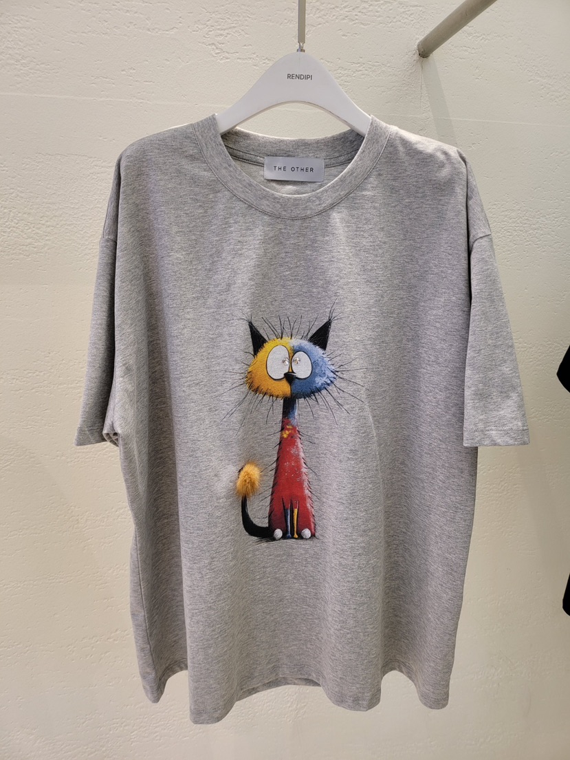 THE OTHER韓國直郵女士新款人氣推薦時尚休閑職業26春夏T恤THE OTHERT恤圖色2