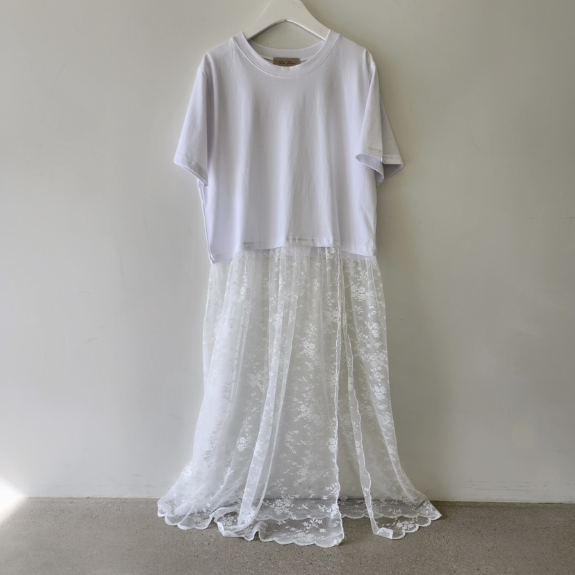 LA BLOOM韓國直郵女裝新品熱賣時尚職業人氣26春夏連衣裙蕾絲La Bloom連衣裙圖色1