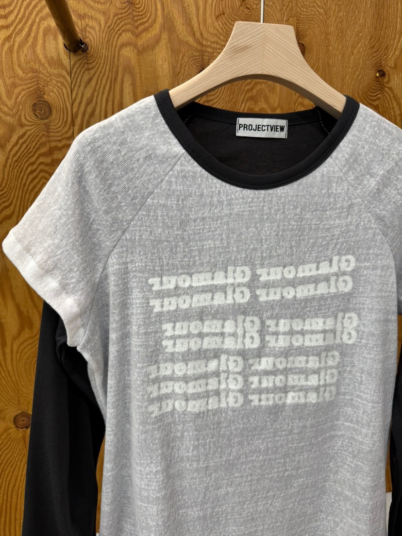 PROJECTVIEW韓國東大門代購女裝新品休閑熱賣長袖T恤假兩件PROJECTVIEW長袖T恤