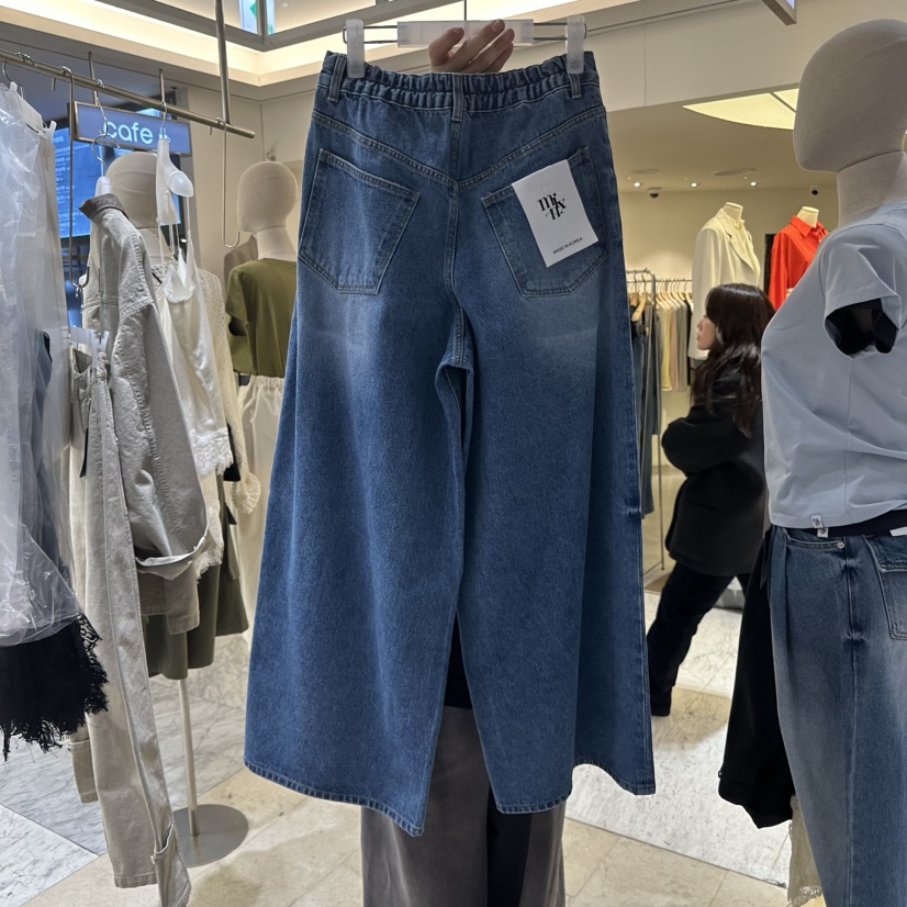 MIXXIN韓國代購女裝新款休閑職業時尚26春夏推薦人氣牛仔褲MIXXIN牛仔褲