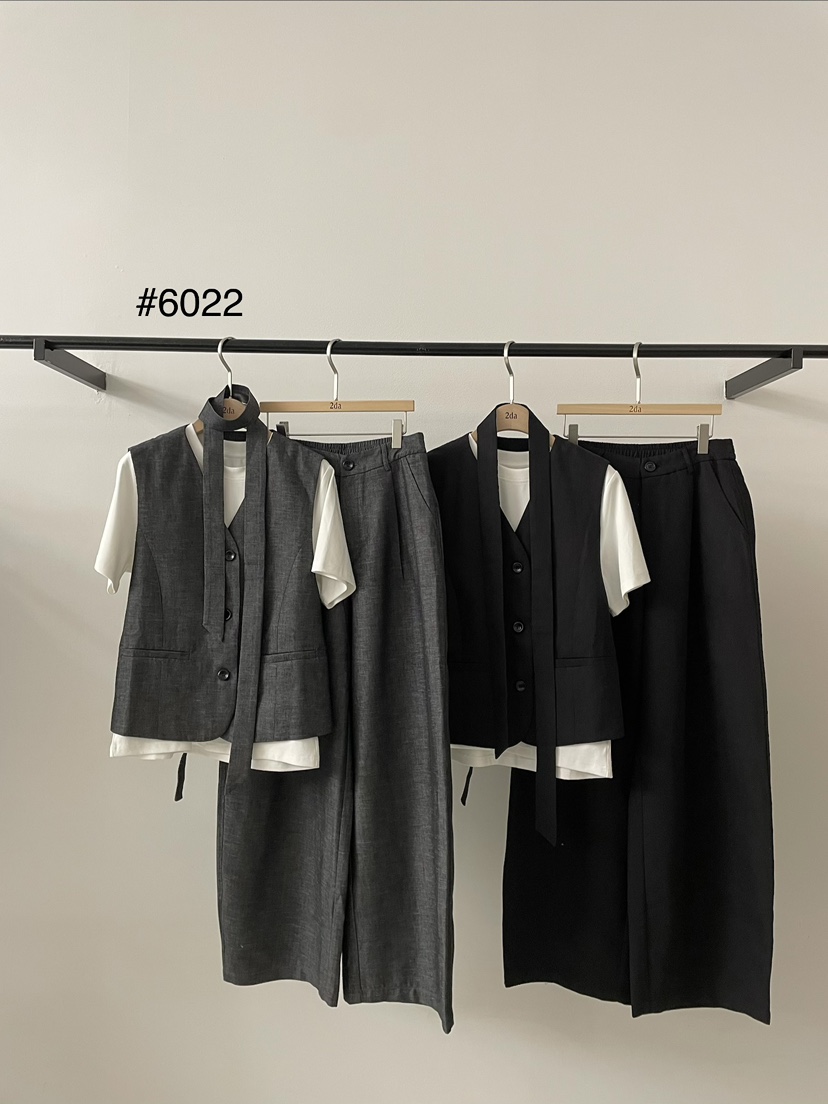 2DA/DARIMI-P韓國東大門代購女裝新品人氣套裝三件套含脖帶2DA/DARIMI-P套裝