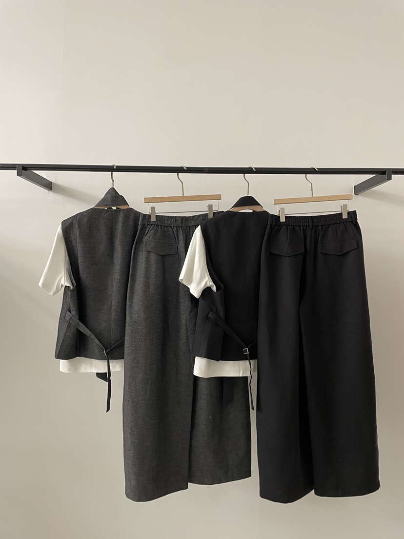 2DA/DARIMI-P韓國東大門代購女裝新品人氣套裝三件套含脖帶2DA/DARIMI-P套裝