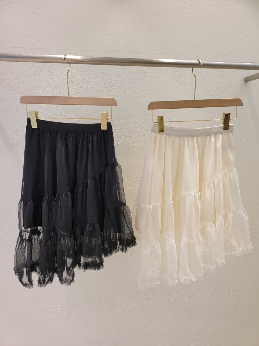 THE OTHER韓國直郵實拍女士新品休閑職業半身裙中短裙透視THE OTHER半身裙/中短裙