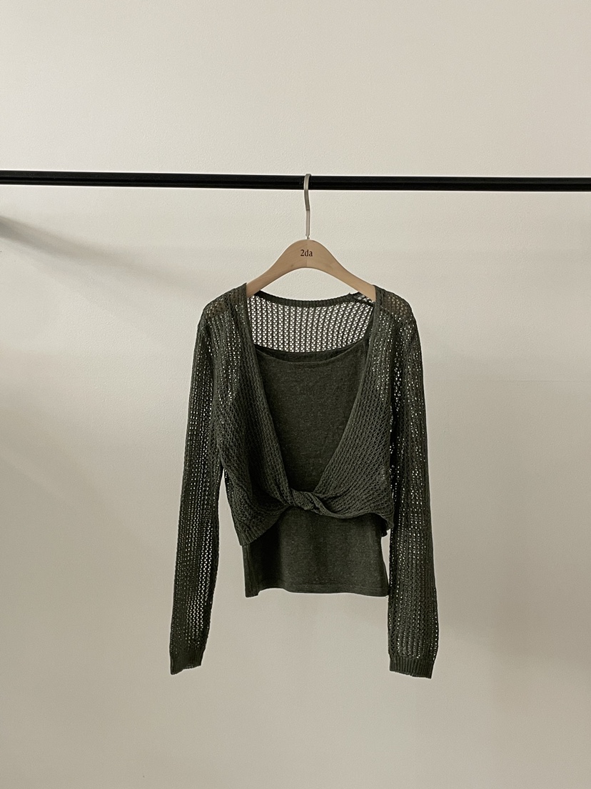 2DA/DARIMI-P韓國東大門直郵女士新品休閑職業套裝兩件套2DA/DARIMI-P套裝圖色2墨綠