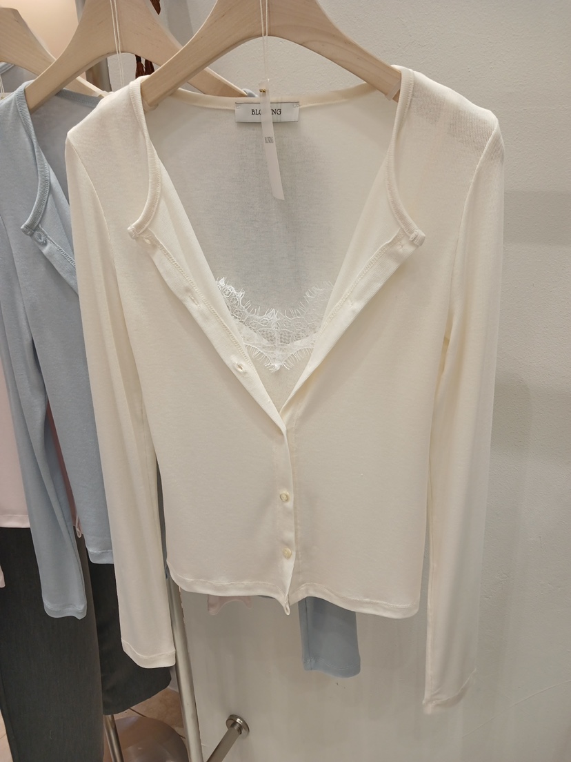 X韓國代購女士新款休閑推薦職業時尚人氣針織衫羊毛衫假兩件BLOWING針織衫圖色3