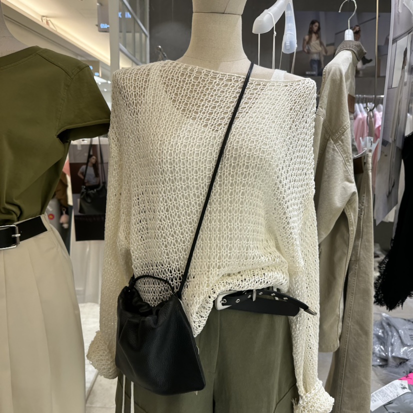 MIXXIN韓國東大門直郵女裝新款人氣職業休閑針織衫不含包MIXXIN針織衫圖色4