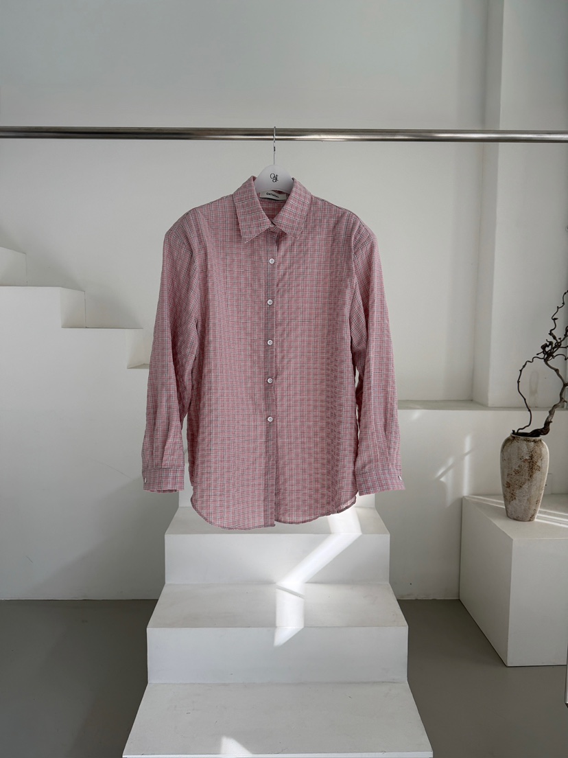 OATMEAL韓國代購女士新款推薦職業時尚26春夏人氣襯衫蕾絲衫OATMEAL襯衫/蕾絲衫圖色3