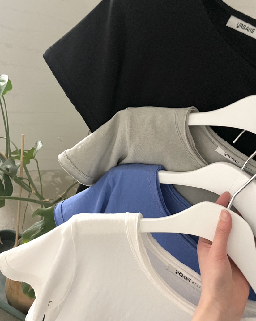 URBANE cloth韓國直郵實拍女士新款休閑26春夏推薦人氣T恤URBANE clothT恤