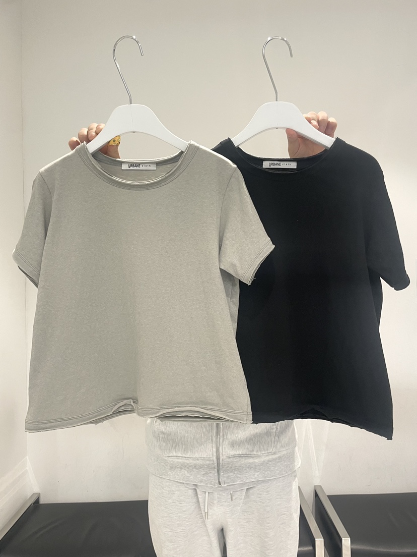 URBANE cloth韓國直郵實拍女士新款休閑26春夏推薦人氣T恤URBANE clothT恤