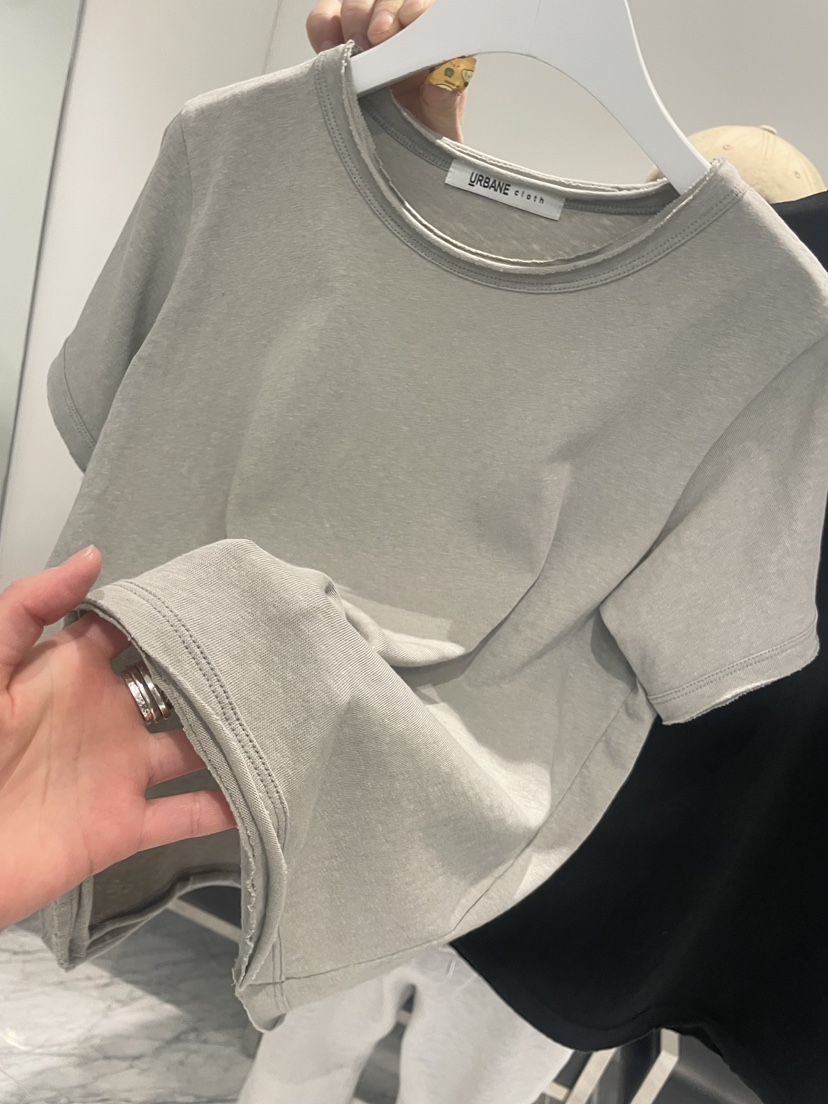 URBANE cloth韓國直郵實拍女士新款休閑26春夏推薦人氣T恤URBANE clothT恤