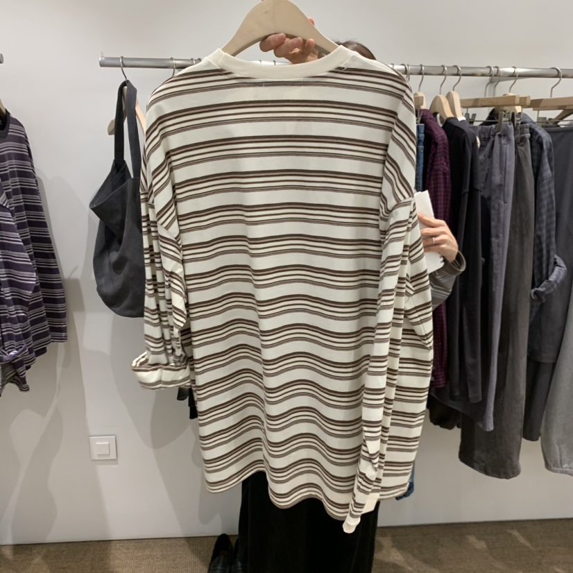 SELF SERVICE韓國代購女士新款時尚人氣熱賣26春夏長袖T恤SELF SERVICE長袖T恤