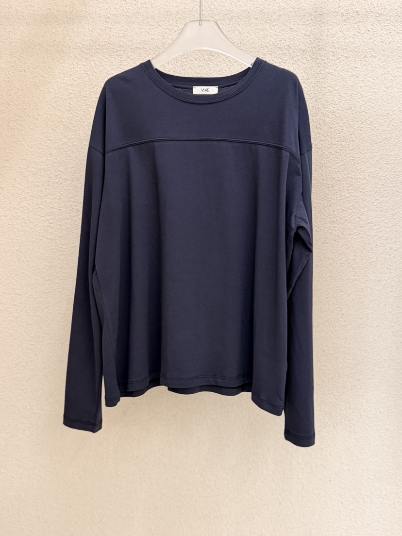 MWE韓國直郵女裝新品26春夏推薦熱賣人氣休閑時尚長袖T恤MWE長袖T恤圖色2深藍色