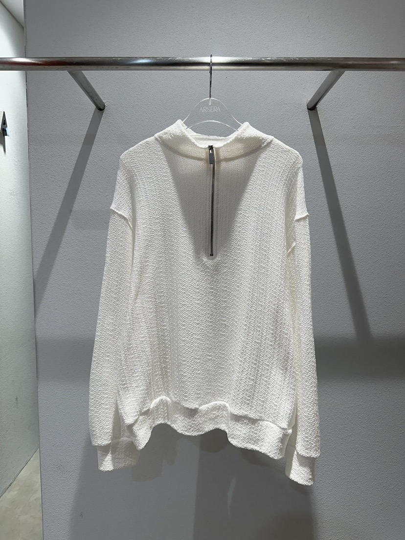 ARSERA韓國直郵實拍女士新款26春夏推薦職業熱賣針織衫拉鏈ARSERA針織衫圖色1