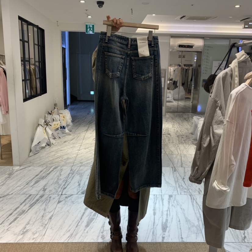 SELF SERVICE韓國直郵實拍女裝新款休閑26春夏人氣牛仔褲SELF SERVICE牛仔褲