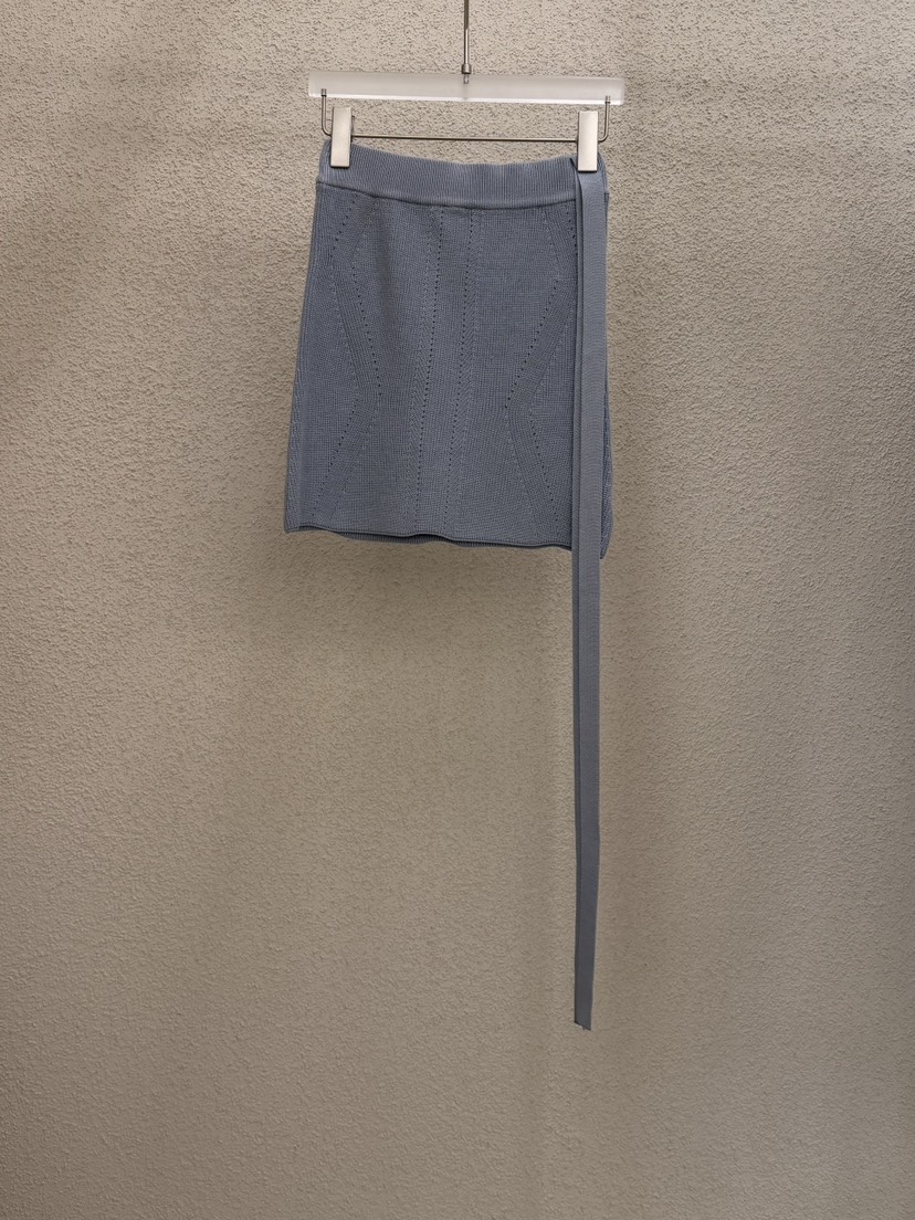 MWE韓國東大門代購女士新款職業26春夏時尚熱賣短裙含腰繩MWE短裙圖色2