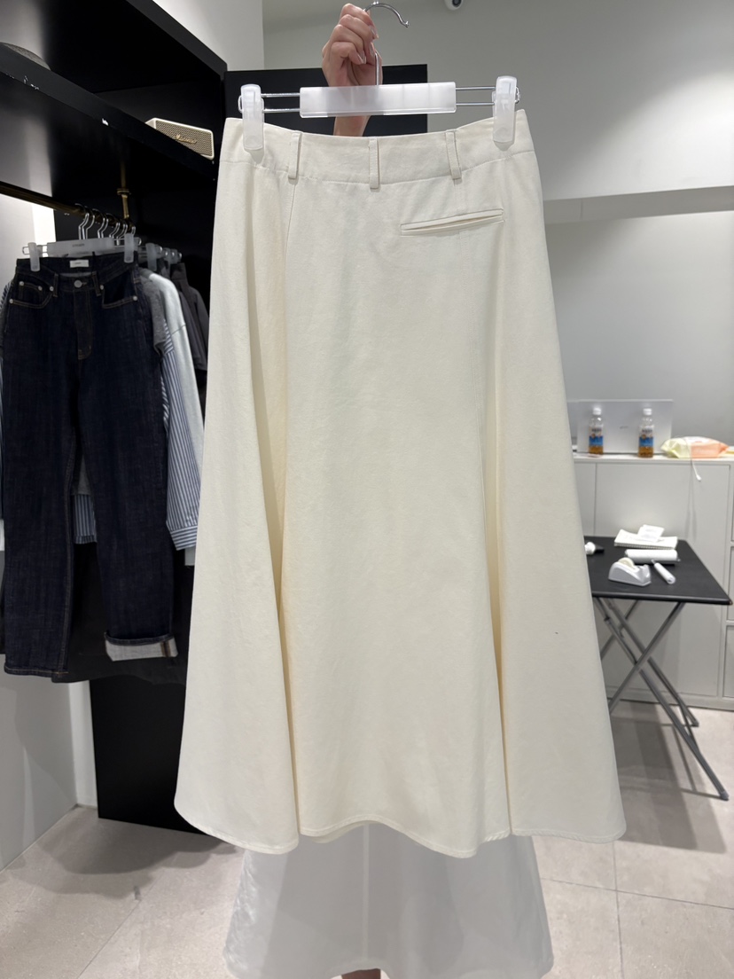 CREAM-P韓國代購女裝新款熱賣職業人氣時尚長裙喇叭棉質CREAM-P長裙