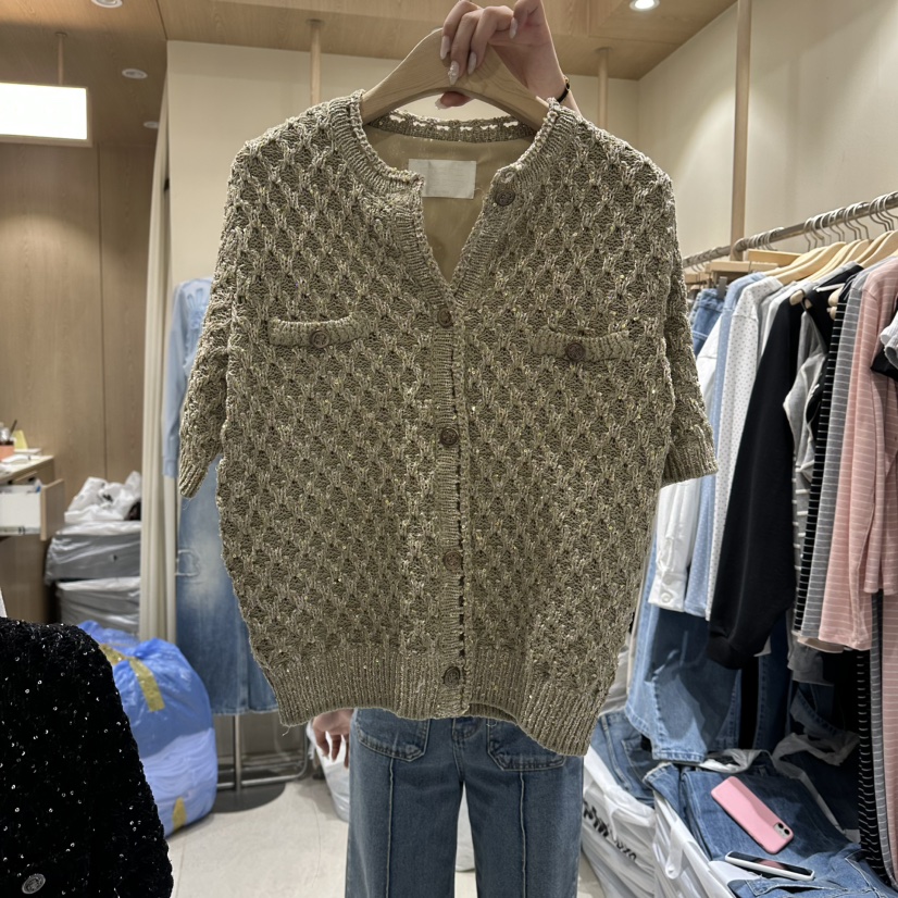 VINTAGE VIBE韓國直郵實拍女裝新品時尚熱賣休閑針織衫開衫VINTAGE VIBE針織衫圖色2