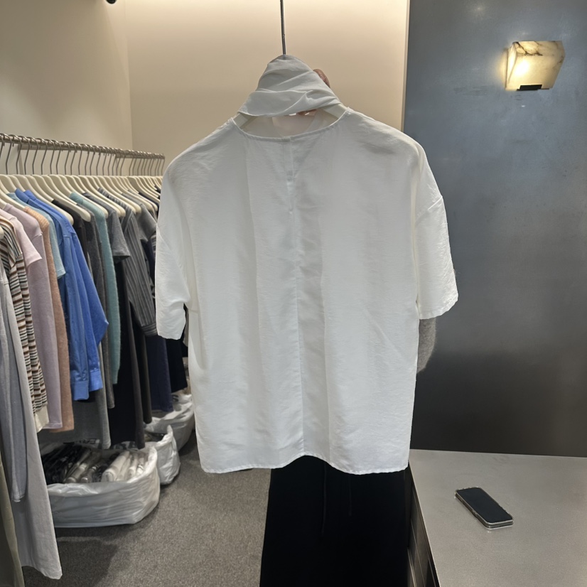 ALTER韓國直郵實拍女裝新款時尚熱賣26春夏襯衫蕾絲衫含圍巾Alter襯衫/蕾絲衫