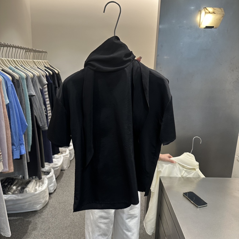 ALTER韓國直郵實拍女裝新款時尚熱賣26春夏襯衫蕾絲衫含圍巾Alter襯衫/蕾絲衫圖色3