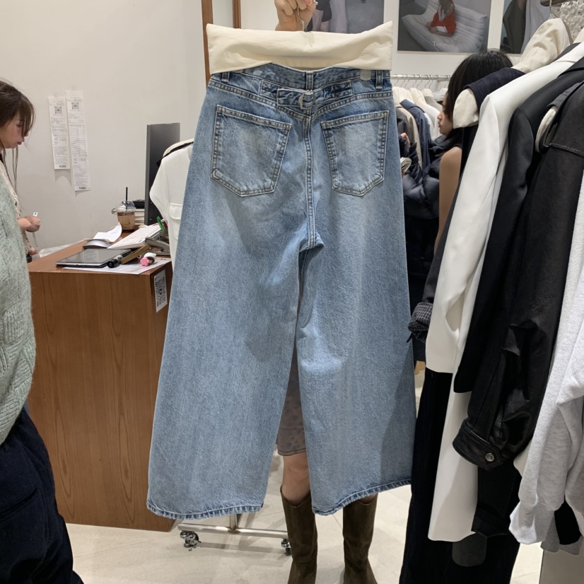 TEMPTING韓國東大門直郵女裝新款26春夏時尚熱賣職業牛仔褲TEMPTING牛仔褲