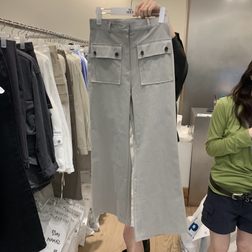 MEET ME韓國直郵實拍女裝新品推薦時尚職業休閑人氣休閑褲MEET ME休閑褲圖色1