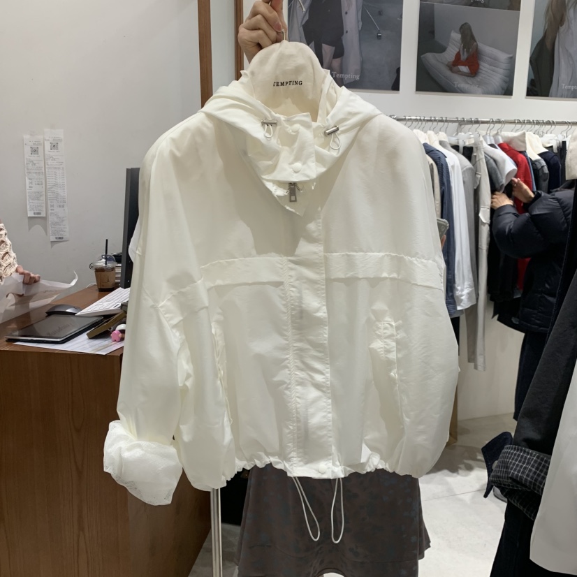 TEMPTING韓國直郵實拍女裝新款時尚推薦休閑熱賣夾克格子TEMPTING夾克圖色2