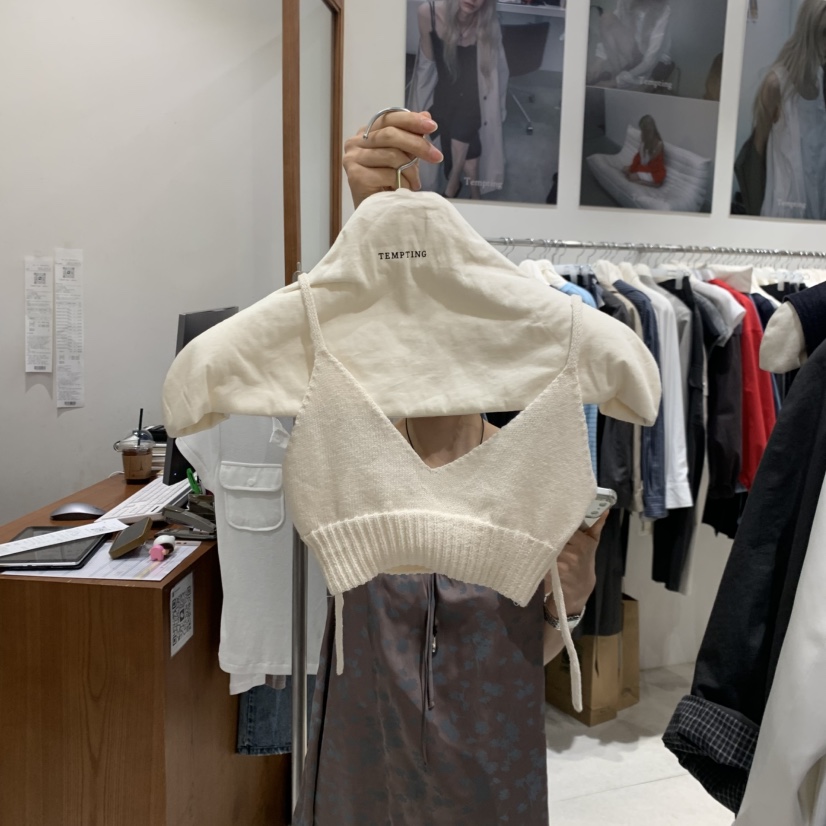 TEMPTING韓國東大門直郵女裝新款休閑熱賣人氣職業吊帶背心TEMPTING吊帶/背心圖色1