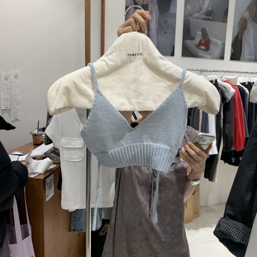 TEMPTING韓國東大門直郵女裝新款休閑熱賣人氣職業吊帶背心TEMPTING吊帶/背心圖色2