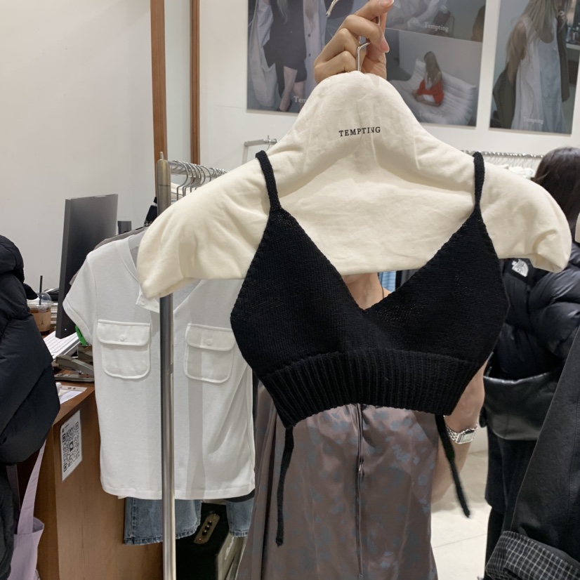 TEMPTING韓國東大門直郵女裝新款休閑熱賣人氣職業吊帶背心TEMPTING吊帶/背心圖色3