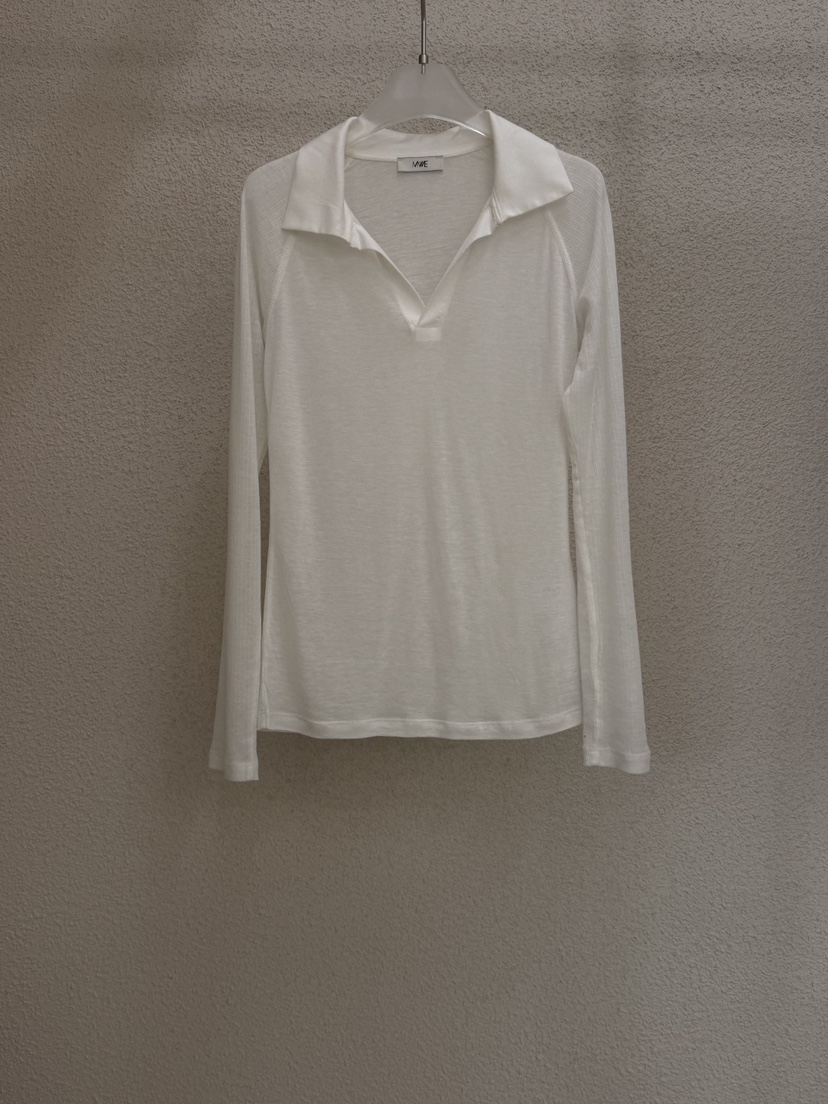 MWE韓國代購女士新款26春夏推薦人氣時尚休閑職業長袖T恤MWE長袖T恤圖色1