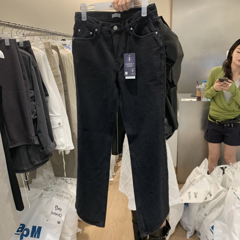 MEET ME韓國代購女士新品時尚推薦熱賣人氣休閑26春夏牛仔褲MEET ME牛仔褲圖色1